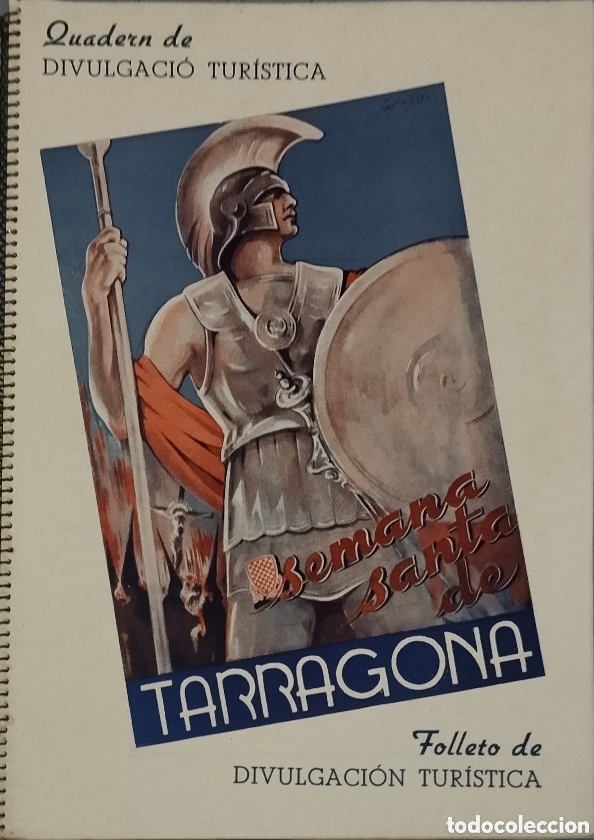 Libros de segunda mano: Quadern de divulgaci&oacute; Tur&iacute;stica . Semana santa Tarragona 1935