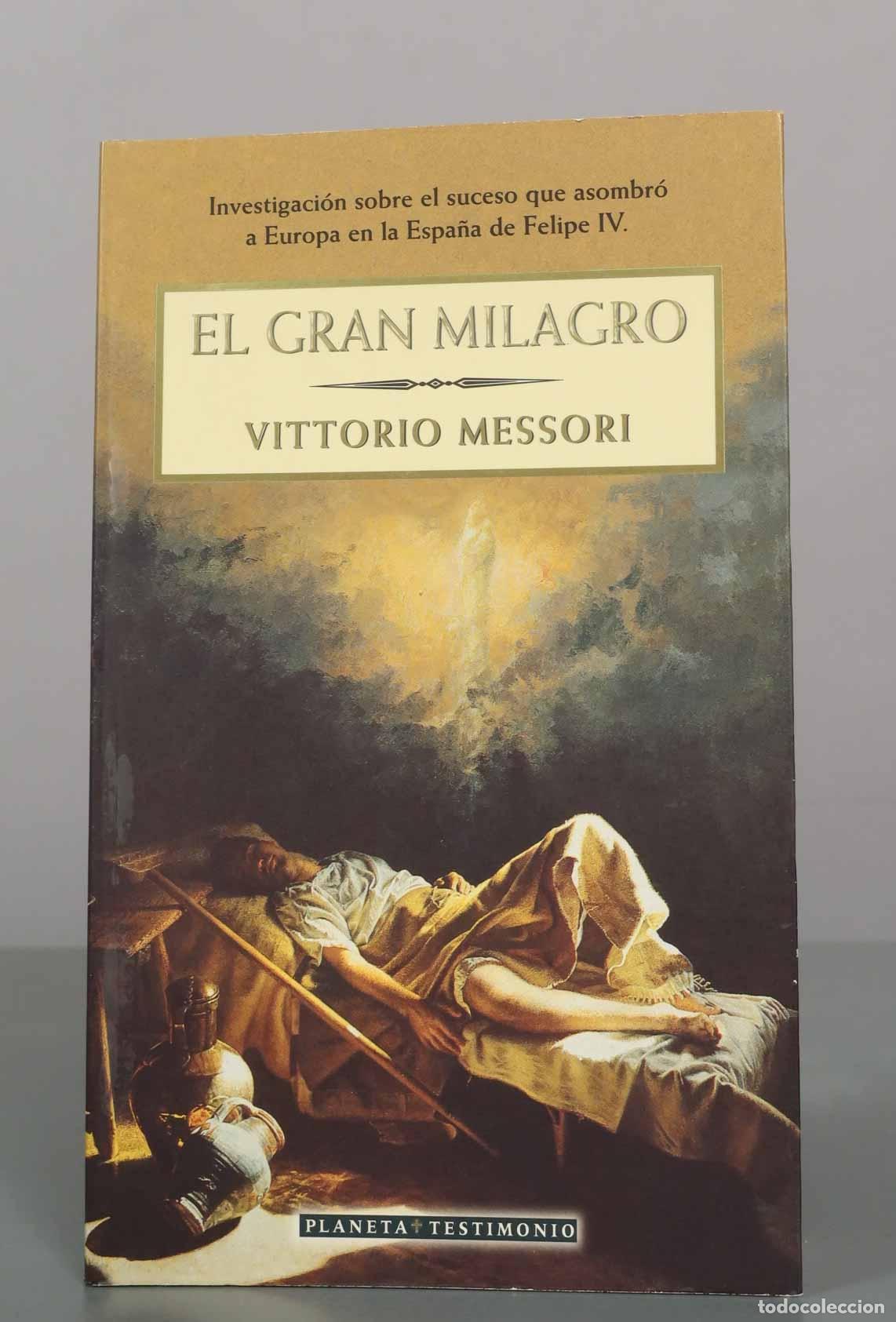 Libros de segunda mano: El gran milagro - Vittorio Messori - Editorial Planeta