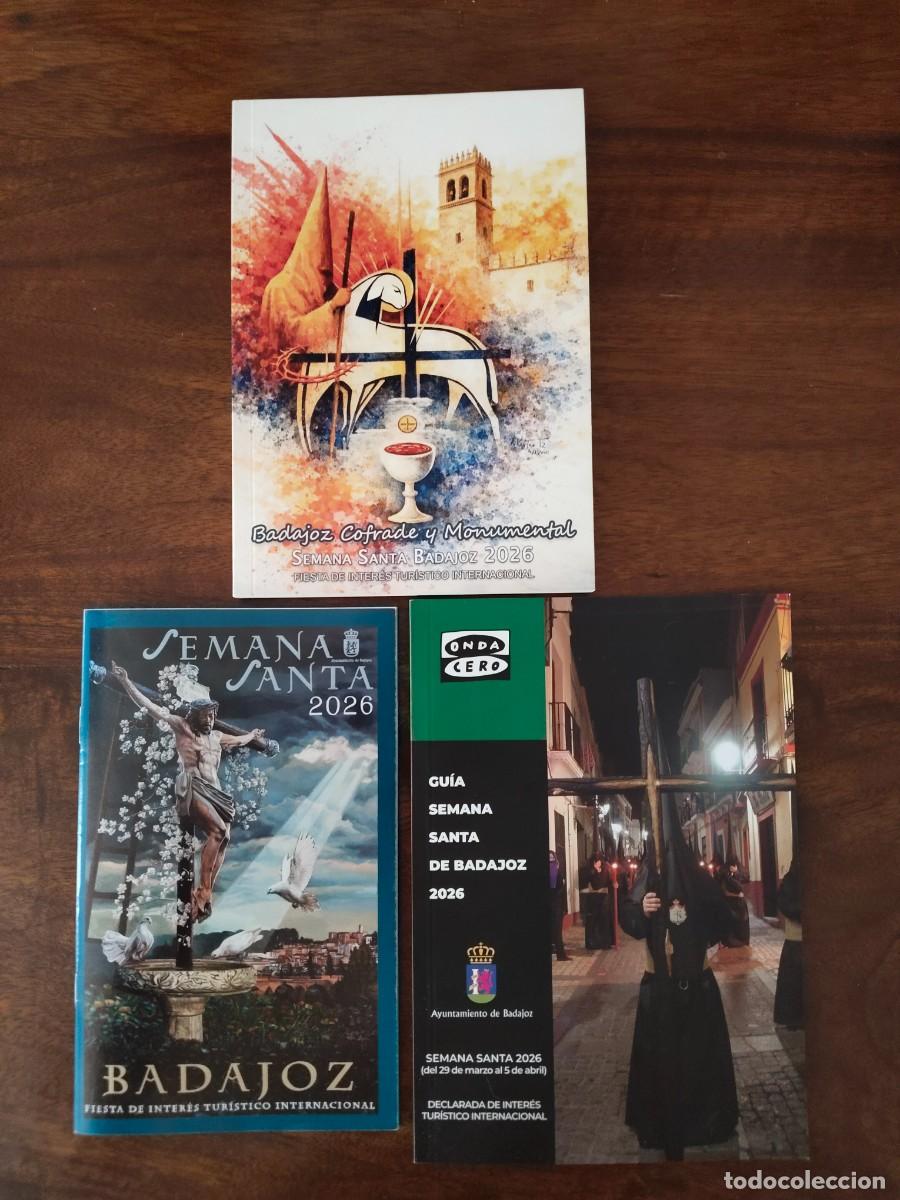 Livros em segunda m&atilde;o: 3 libritos Semana Santa Badajoz 2026.