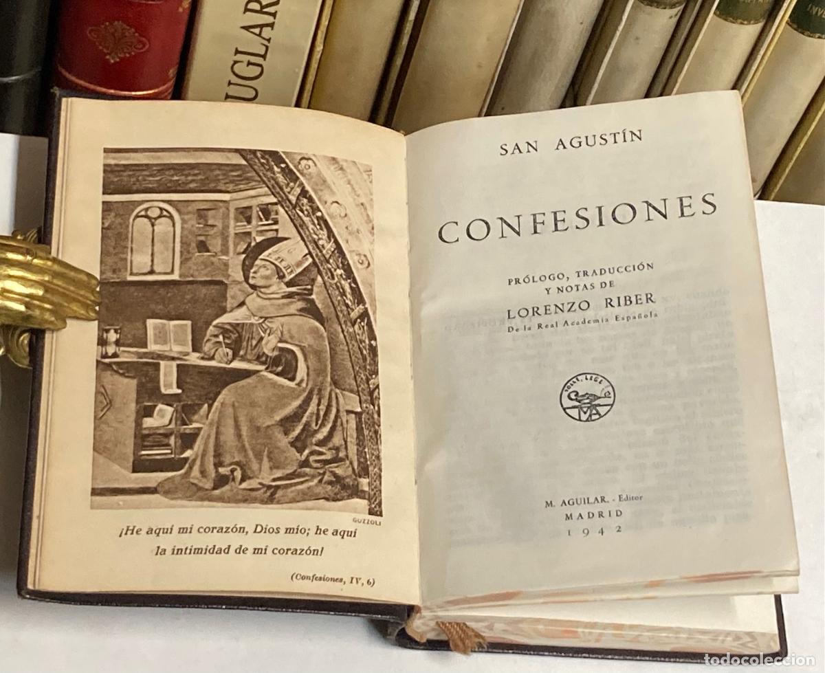 Libros de segunda mano: A&Ntilde;O 1942 - CONFESIONES DE SAN AGUST&Iacute;N - AGUILAR COLECCI&Oacute;N JOYA 2&ordf; EDICI&Oacute;N