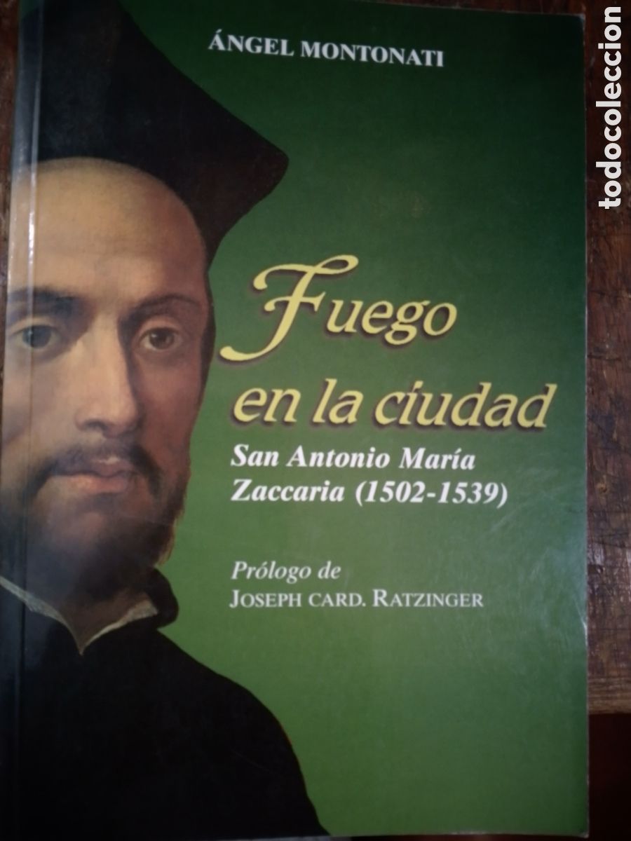 Libros de segunda mano: FUEGO EN LA CIUDAD. SAN ANTONIO MARIA ZACCARIA. MONTONATI, ANGEL. MONTE CASINO. BENEDICTINAS. 2003