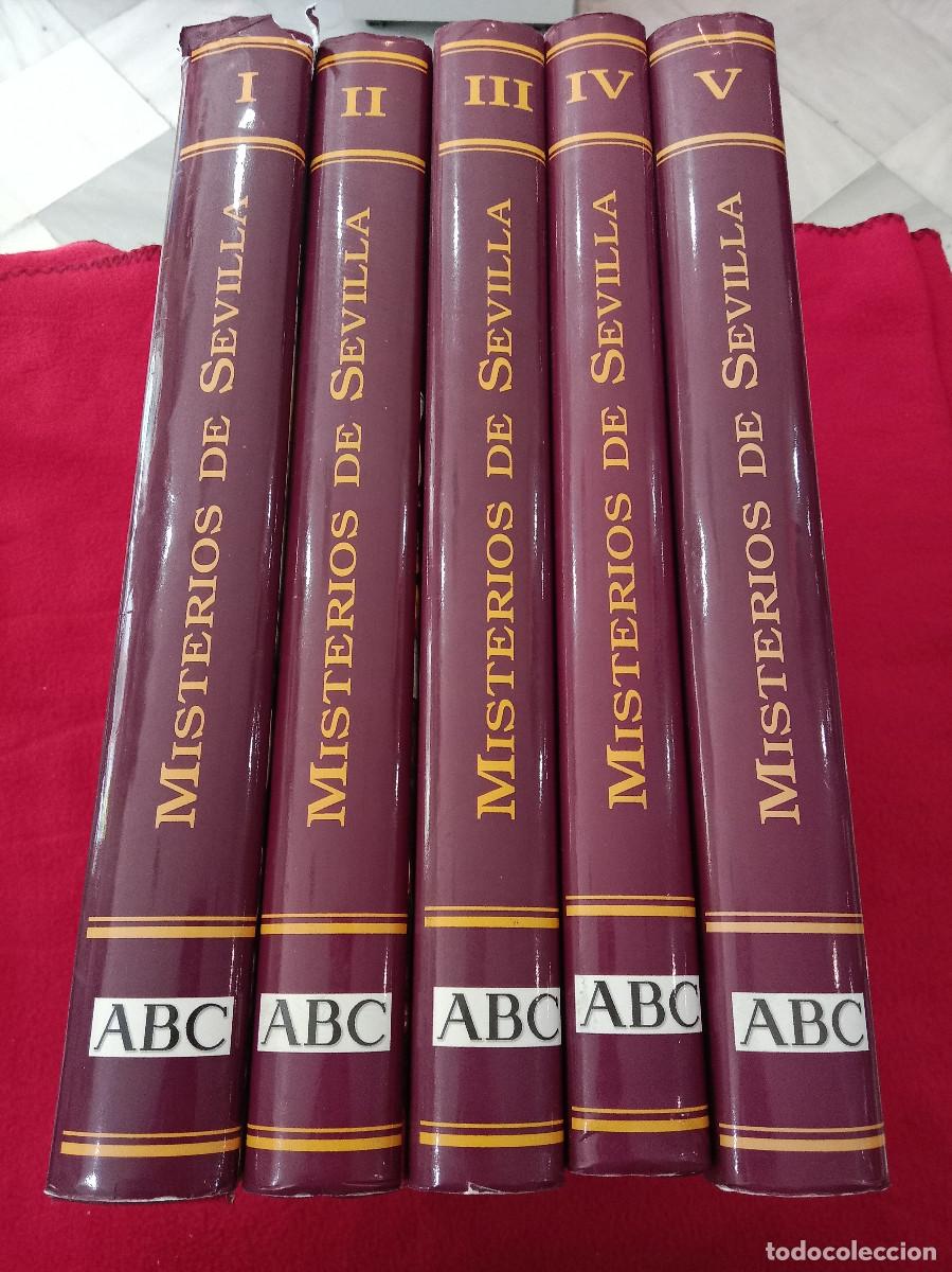 Libros de segunda mano: Misteros de Sevilla - 5 Tomos Colecci&oacute;n Completa - Ediciones Tartesos. 2003 - (Semana Santa)