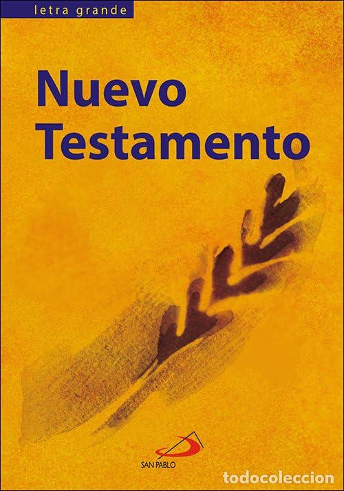 Libros de segunda mano: Nuevo testamento. Letra grande. R&uacute;stica