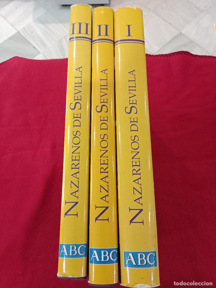 Libros de segunda mano: Nazarenos de Sevilla - 3 Tomos - Colecci&oacute;n Completa - Edit. Ediciones Tartesos. 1997