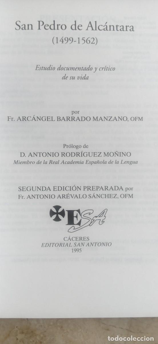 Libros de segunda mano: San Pedro de Alc&aacute;ntara. - Foto 3