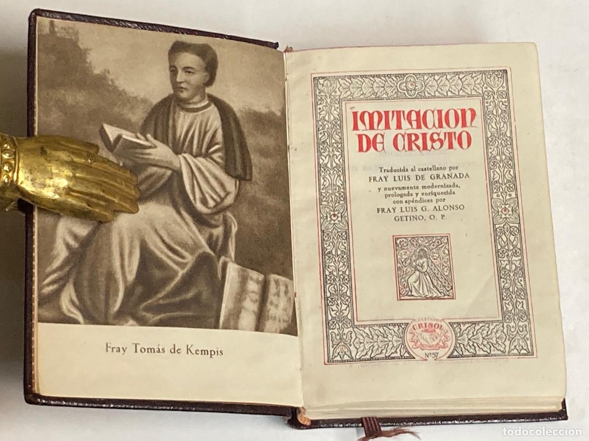 Libros de segunda mano: A&Ntilde;O 1957 - IMITACI&Oacute;N DE CRISTO POR KEMPIS - AGUILAR COLECCI&Oacute;N CRISOL N&ordm; 57 - RELIGI&Oacute;N