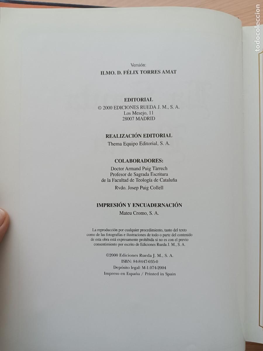 Libros de segunda mano: La Santa Biblia. Ediciones Rueda - Foto 10