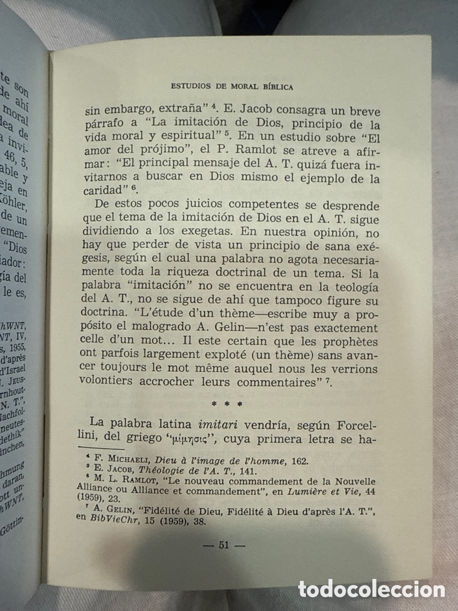 Libros de segunda mano: ESTUDIOS de moral b&iacute;blica - Foto 2