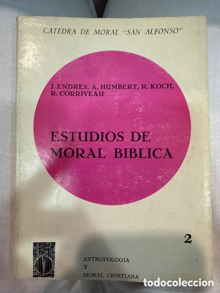 Libri di seconda mano: ESTUDIOS de moral b&iacute;blica