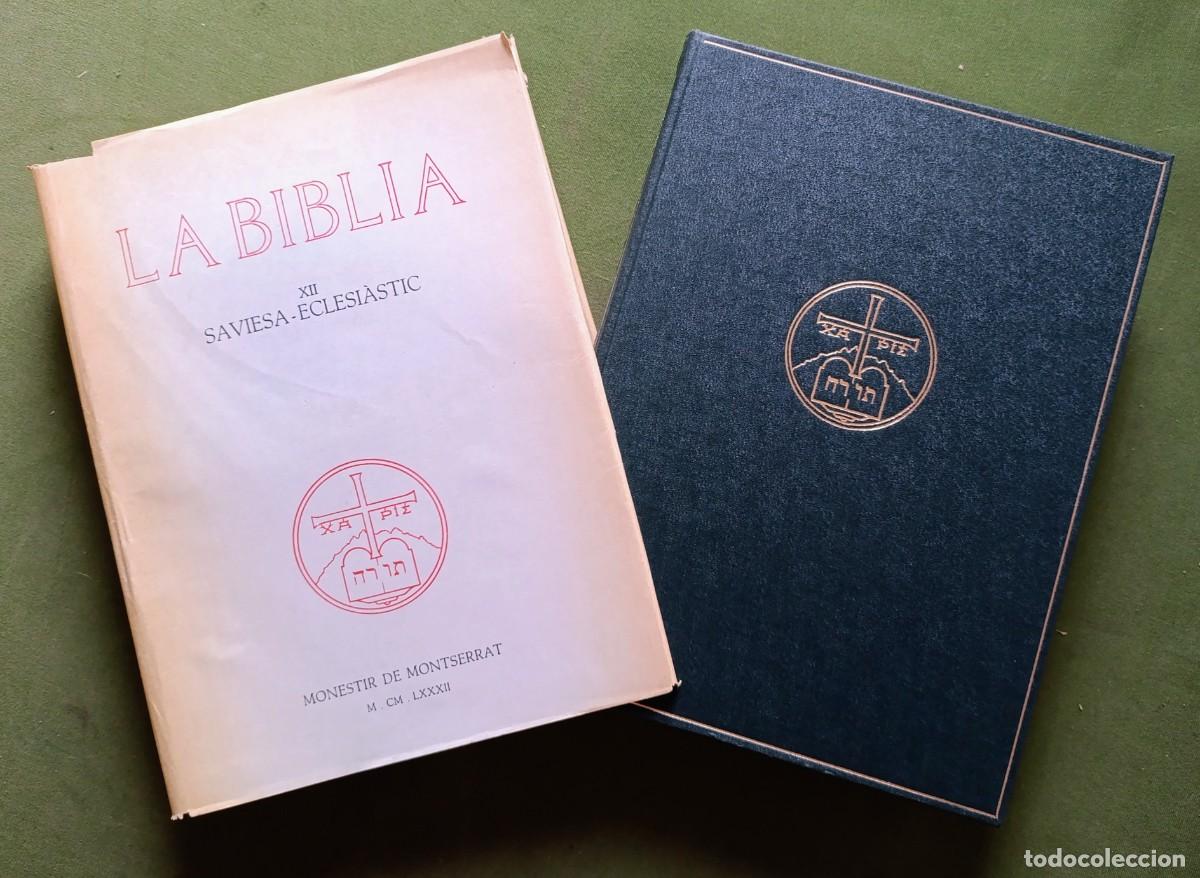 Libros de segunda mano: LA B&Iacute;BLIA. VERSIO PELS MONJOS DE MONTSERRAT - Vol XII (12) - SAVIESA / ECLESI&Agrave;STIC - 1982