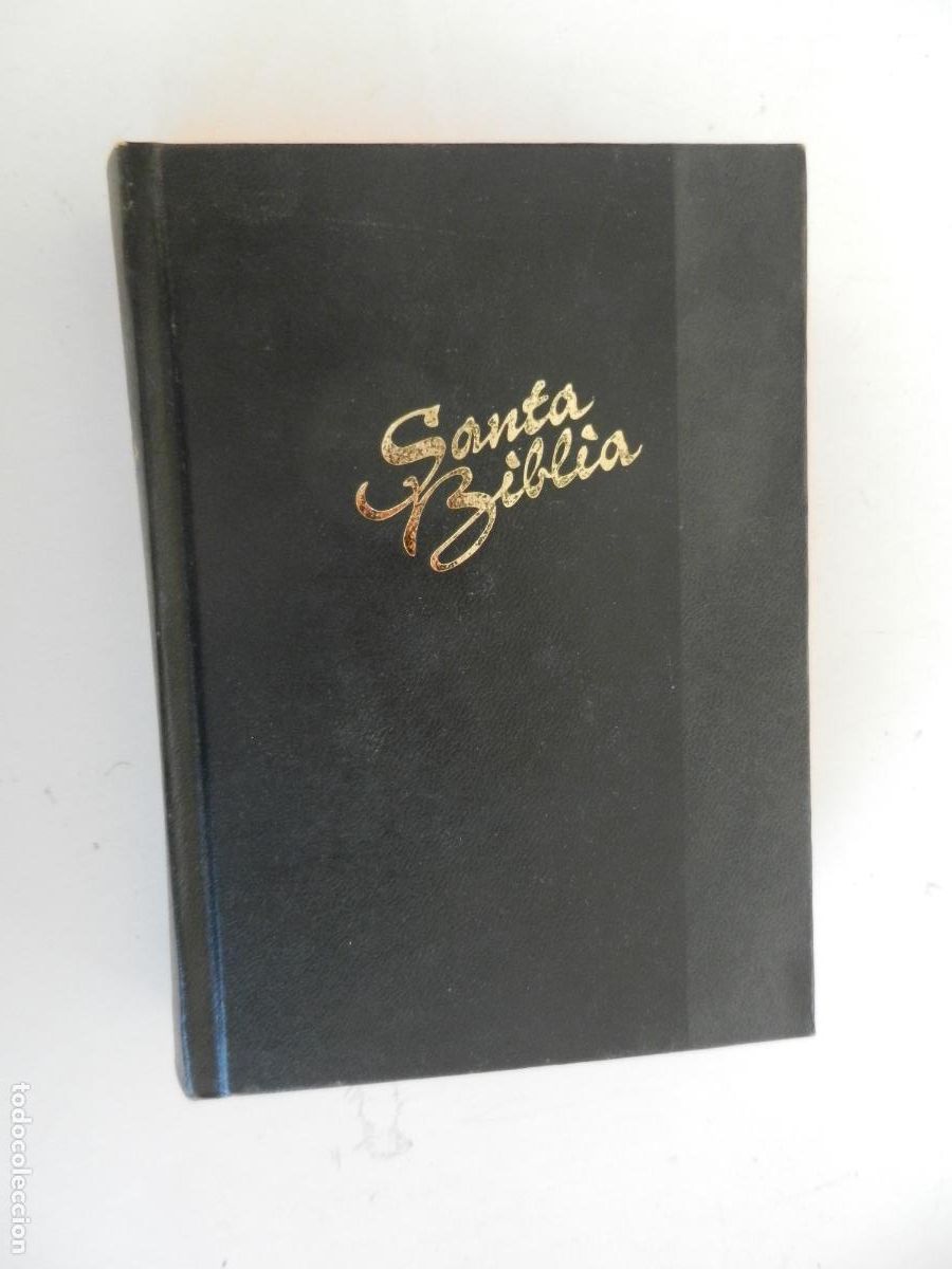 Libros de segunda mano: SANTA BIBLIA ANTIGUO Y NUEVO TESTAMENTO - SOCIEDAD B&Iacute;BLICA 1986.