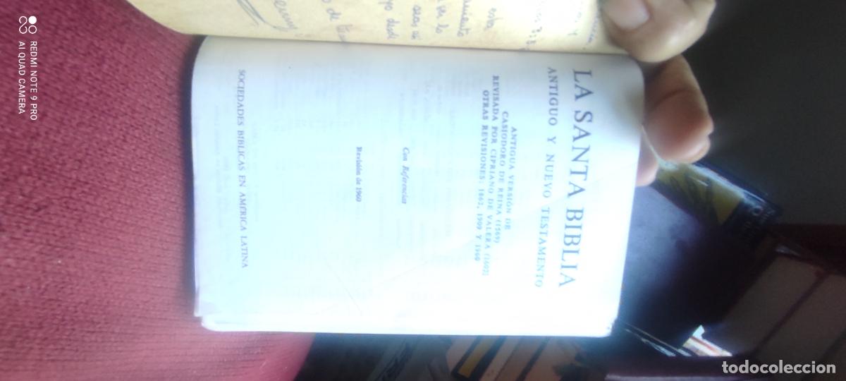 Libros de segunda mano: La Santa Biblia antiguo y Nuevo testamento. Antigua versi&oacute;n de casiodoro de reina. Teolog&iacute;a.