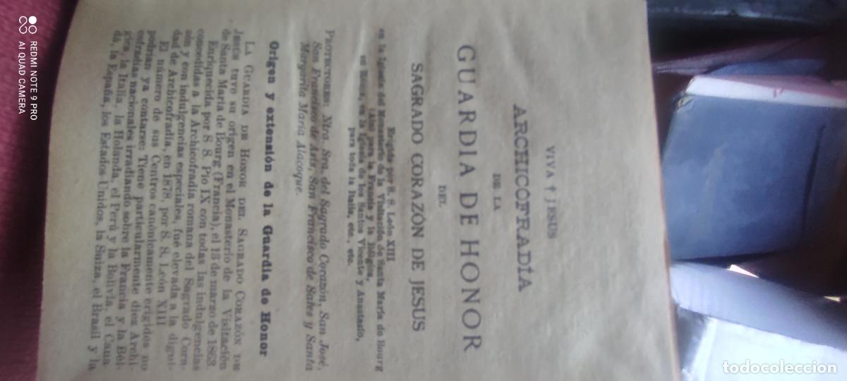 Libros de segunda mano: Viva Jes&uacute;s Archicofrad&iacute;a de la Guardia de Honor. Reglamento