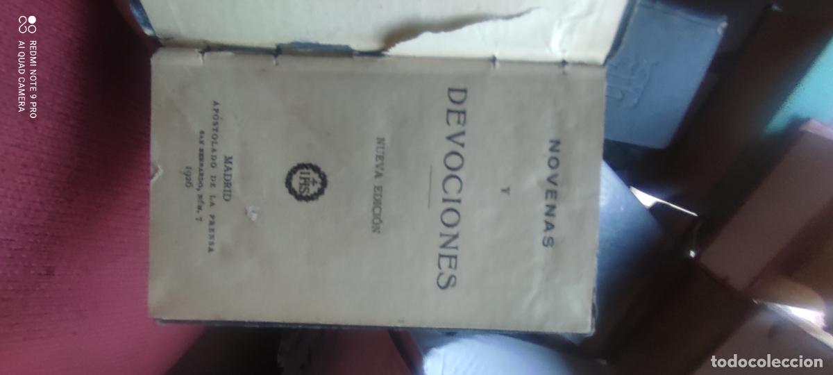 Libros de segunda mano: Novenas y Devocionario