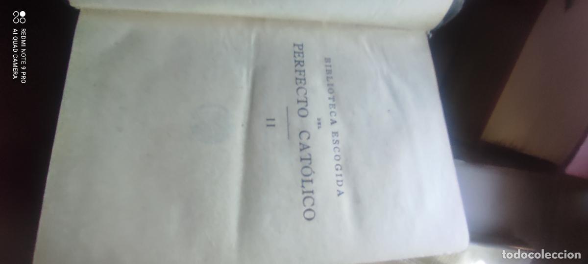 Libros de segunda mano: Biblioteca escogida del perfecto cat&oacute;lico II