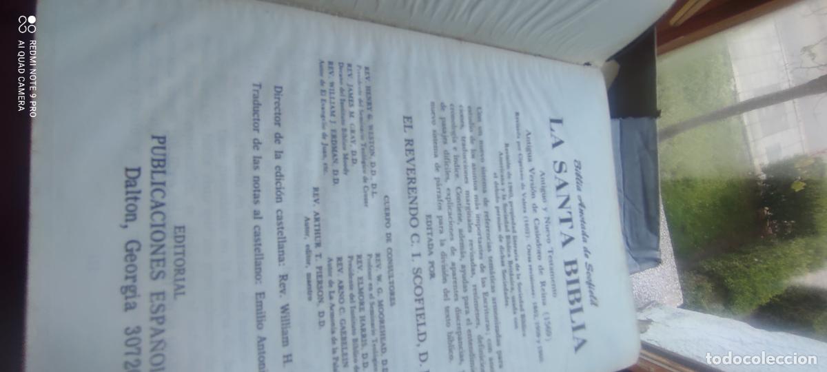 Libros de segunda mano: La Santa Biblia. Biblia Anotada de Scofield