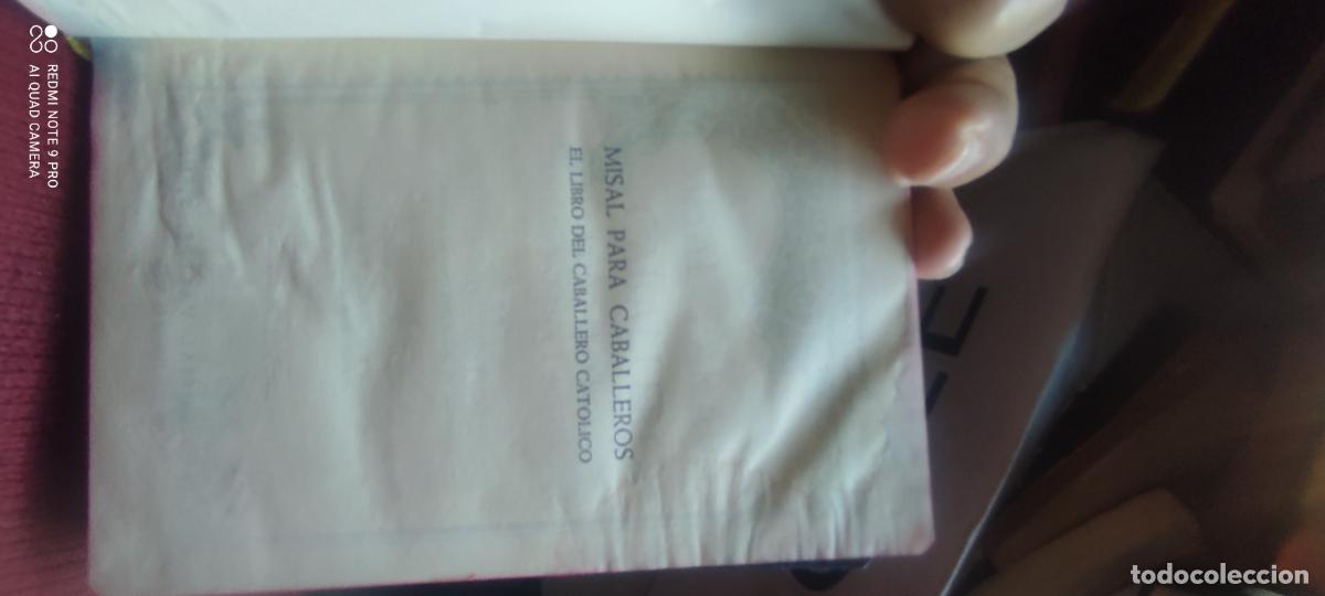 Libros de segunda mano: Misal para Caballeros. El libro del caballero cat&oacute;lico