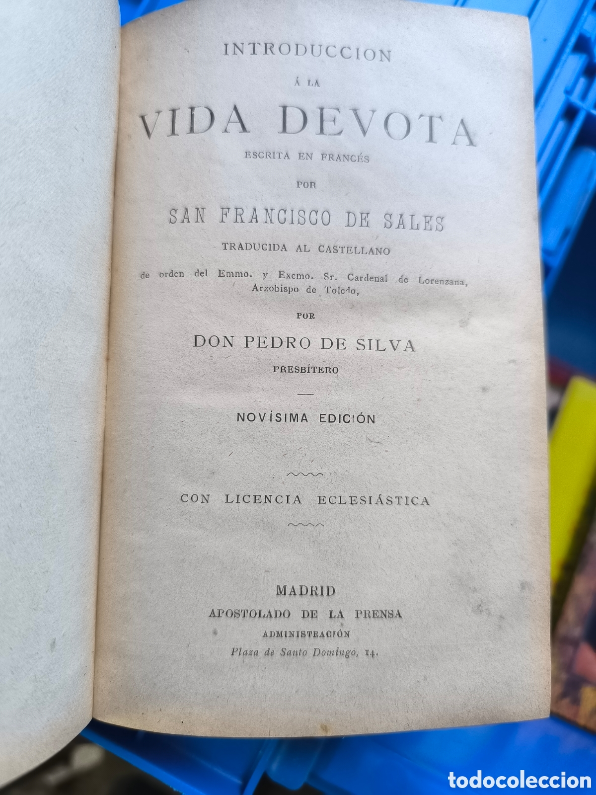 Libros de segunda mano: Biblioteca apostolado la prensa introducci&oacute;n a la vida devota - Foto 3
