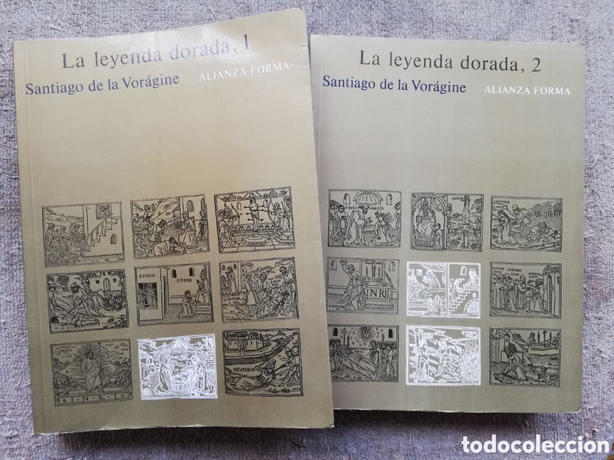 Libros de segunda mano: La leyenda dorada, de Santiago de la Vor&aacute;gine. 2 tomos