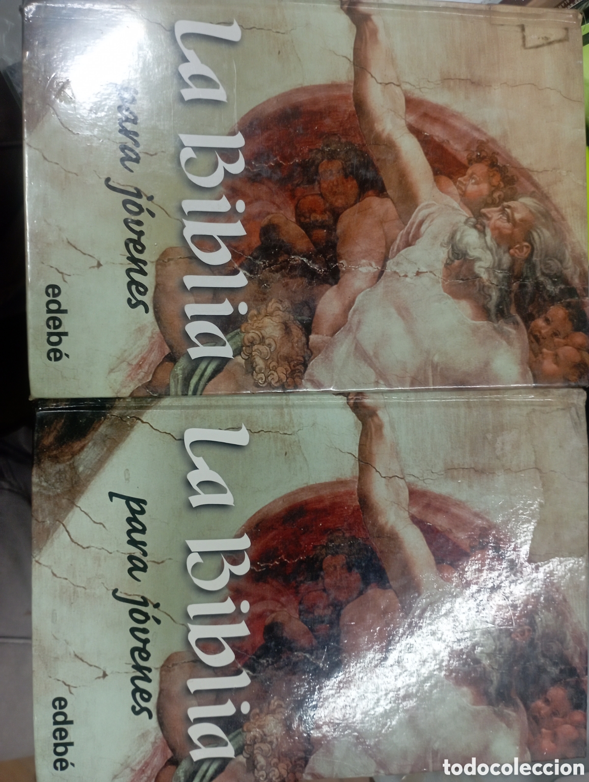 Libros de segunda mano: la biblia para j&oacute;venes dos libros iguales .edebe