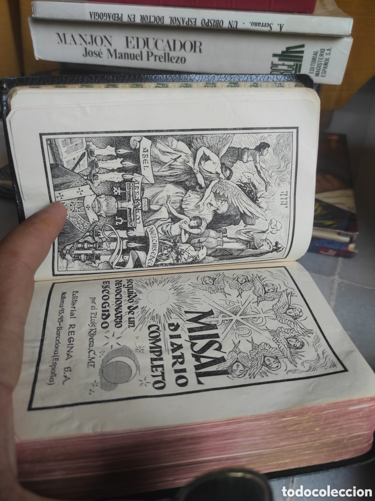 Libros de segunda mano: Misal Diario Completo, P. Luis Ribera. Regina, 5&ordf; Edici&oacute;n, 1958