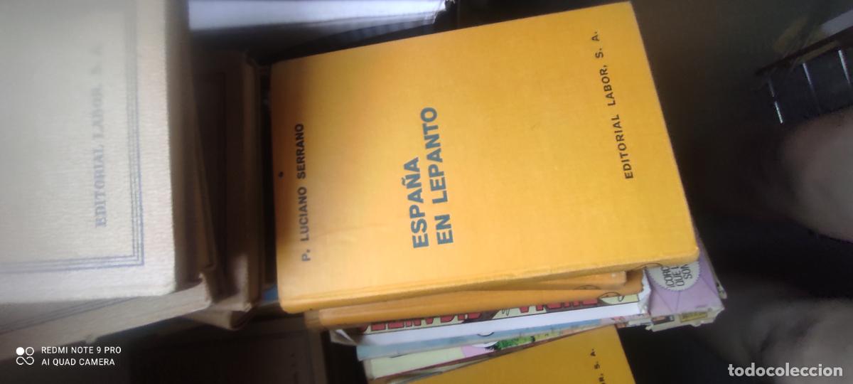 Libri di seconda mano: Espa&ntilde;a en Lepanto - R. P. Luciano Serrano, O. S. B. (Abad de Silos). 1935.