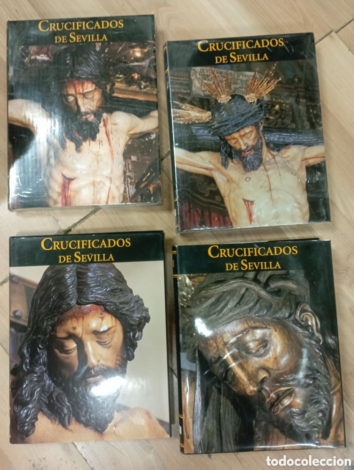 Libros de segunda mano: crucificados de Sevilla 4 tomos-dos tomos precintados
