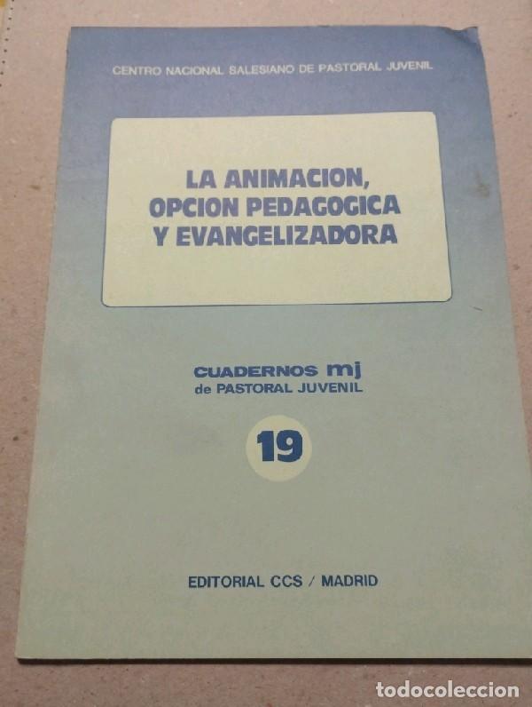 Libros de segunda mano: La animaci&oacute;n, opci&oacute;n pedag&oacute;gica y evangelizadora