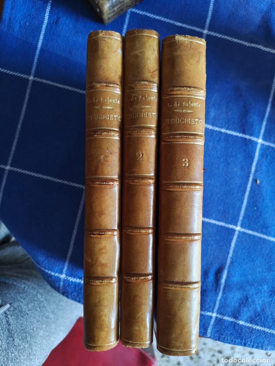 Libros de segunda mano: VIDA DE NUESTRO ADORABLE REDENTOR JESUSCRISTO. LUDOLFO DE SAJONIA 3 TOMOS
