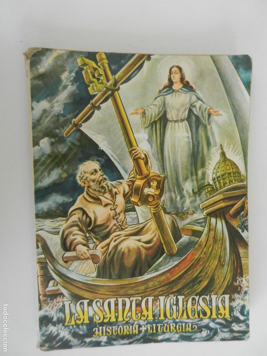 Libros de segunda mano: LA SANTA IGLESIA - SU HISTORIA EDITORIAL S.M. - 1964- BACHILLERATO