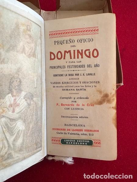 Libros de segunda mano: OFICIO, PEQUE&Ntilde;O OFICIO DEL DOMINGO, P. BERNARDO DE LA CRUZ, BARCELONA , CON SU CAJA ORIGINAL