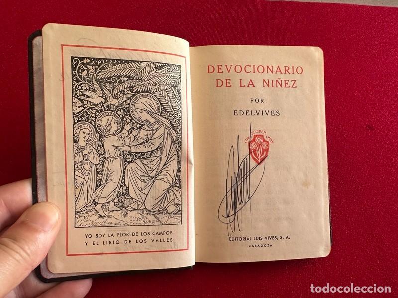 Libros de segunda mano: DEVOCIONARIO DE LA NI&Ntilde;EZ, POR EDELVIVES , ZARAGOZA 1958