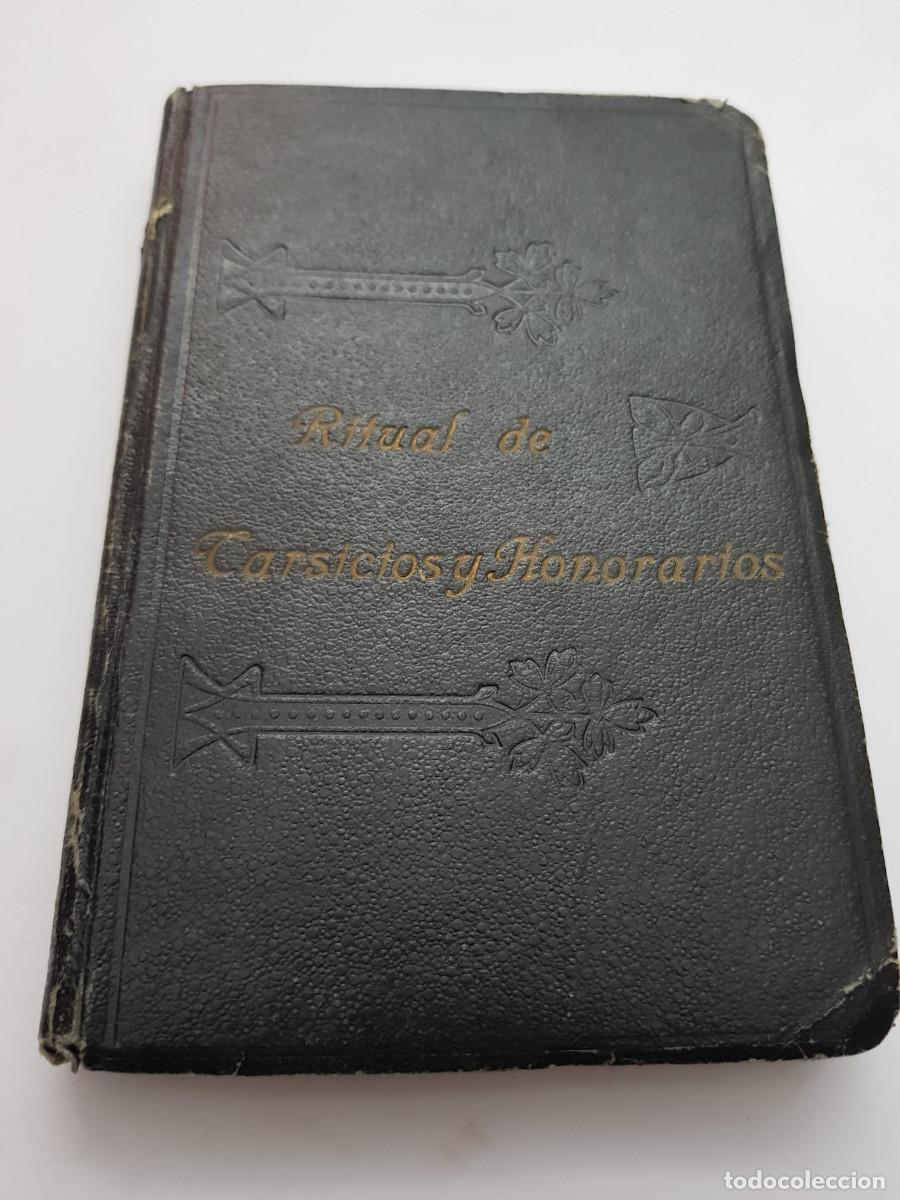 Libros de segunda mano: RITUAL DE CARSICIOS Y HONORARIOS-A&Ntilde;O 1955