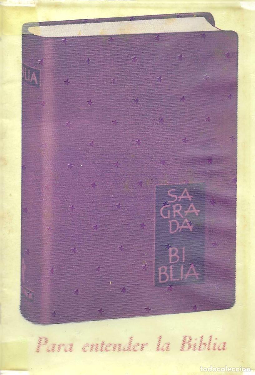 Libros de segunda mano: Religi&oacute;n. Para entender La B&iacute;blia