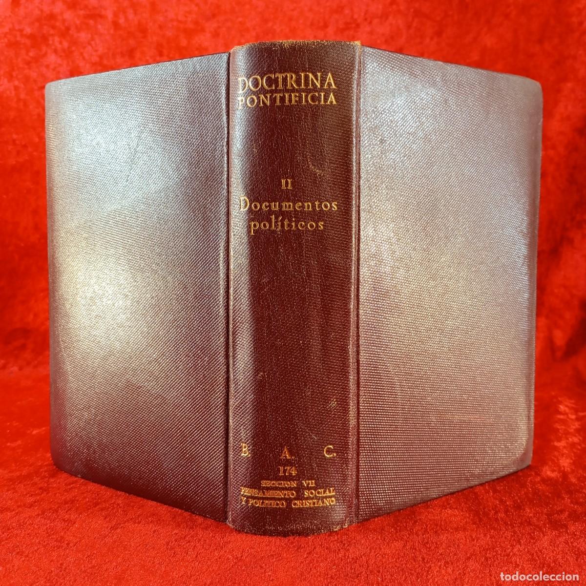 Libros de segunda mano: DOCTRINA PONTIFICIA - II. DOCUMENTOS POL&Iacute;TICOS - J.L. GUTIERREZ, A. MARTIN - B.A.C. - 1963 / 2015