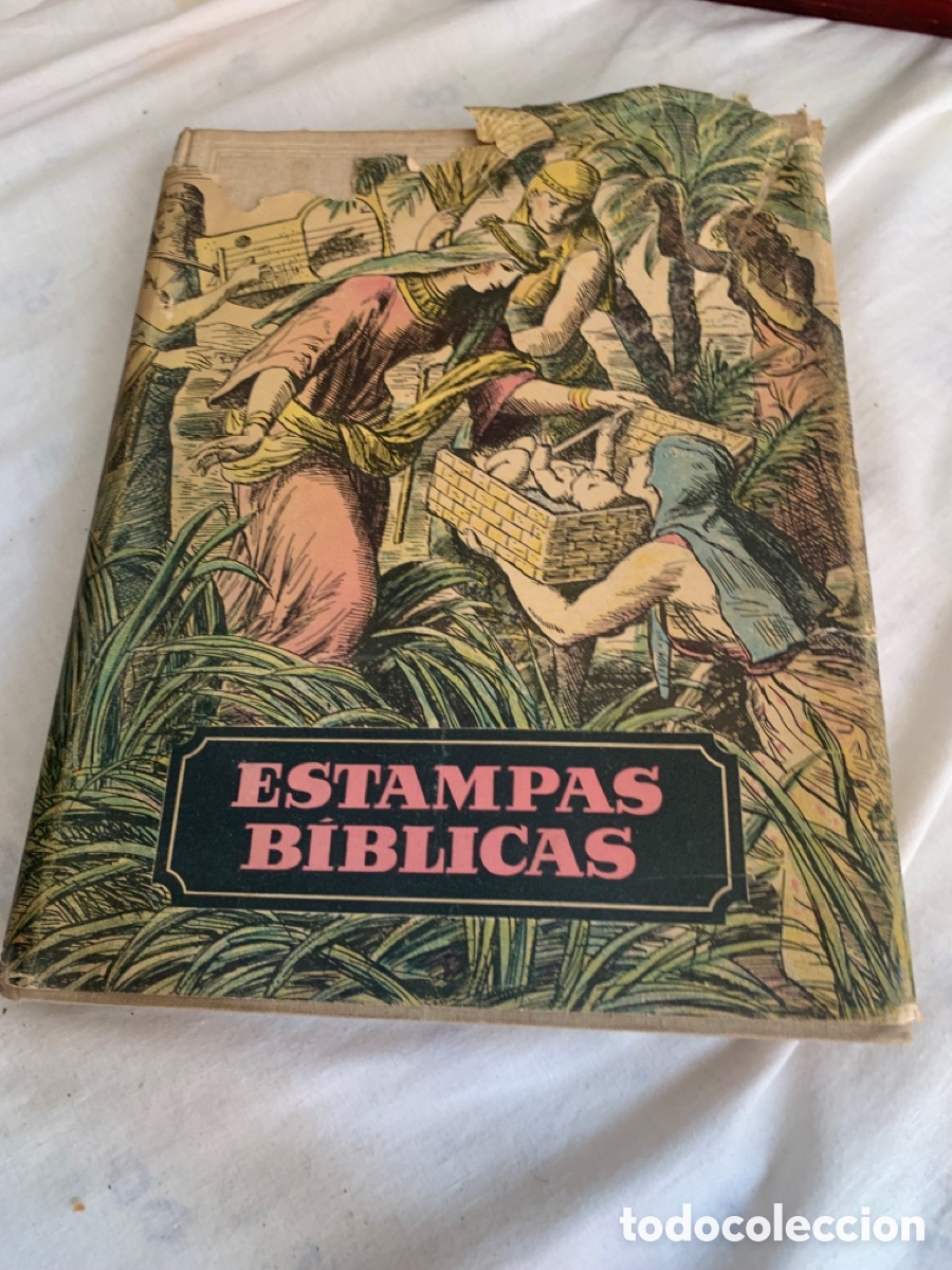 Libros de segunda mano: Estampa B&iacute;blica Antigua y Nuevo Testamento