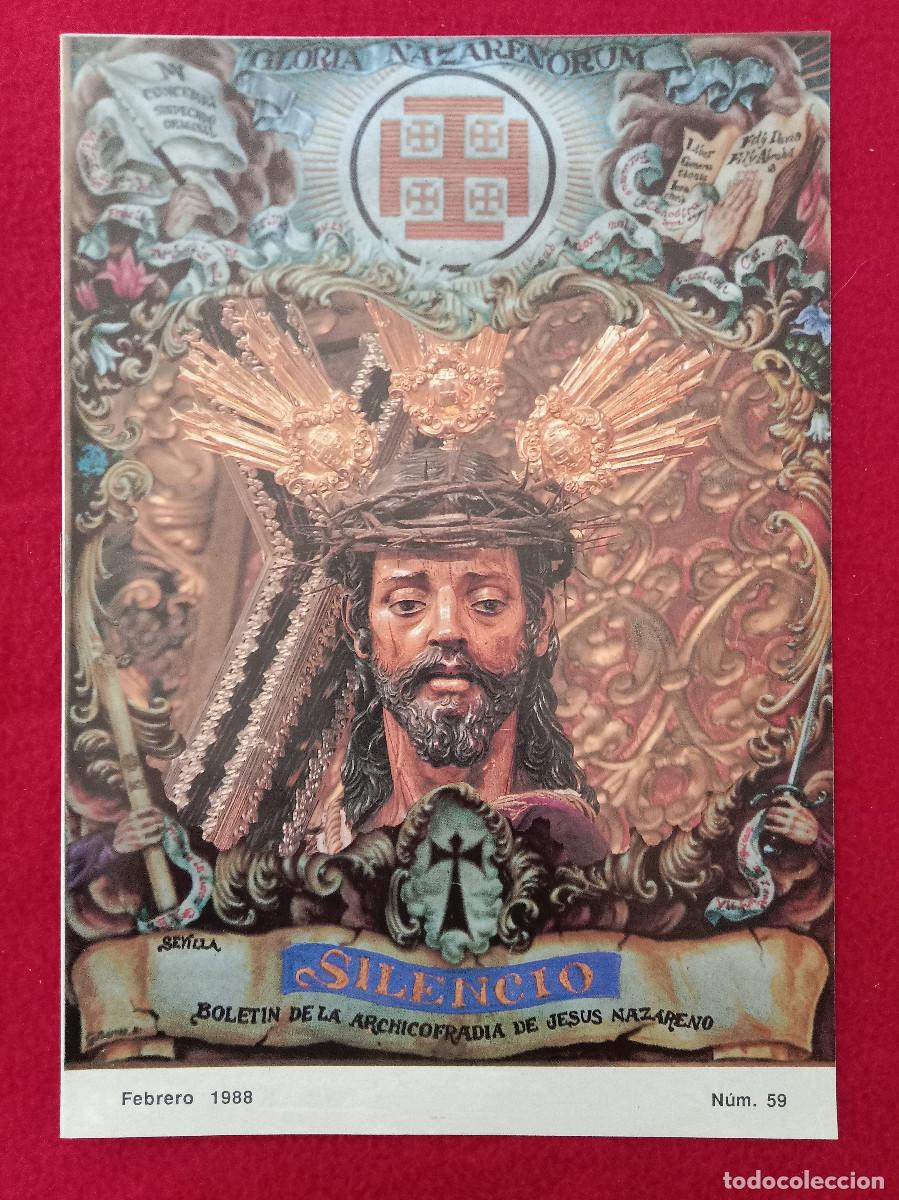 Libros de segunda mano: Bolet&iacute;n - Silencio - Hermandad del Silencio - N&ordm;. 59 - Febrero. 1988