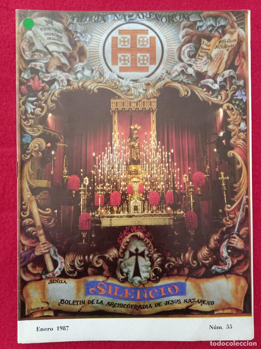 Libros de segunda mano: Bolet&iacute;n - Silencio - Hermandad del Silencio - N&ordm;. 55 - Enero. 1987