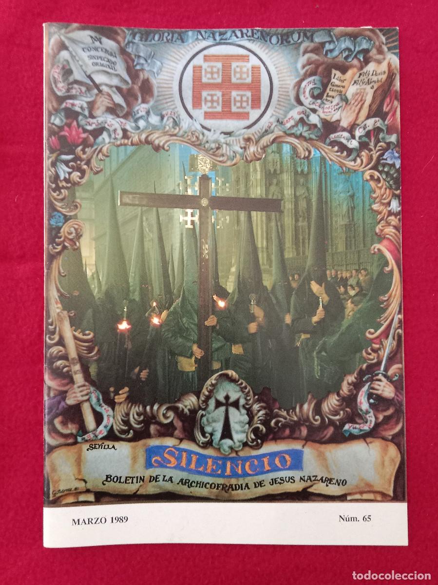 Libros de segunda mano: Bolet&iacute;n - Silencio - Hermandad del Silencio - N&ordm;. 65 - Marzo. 1989