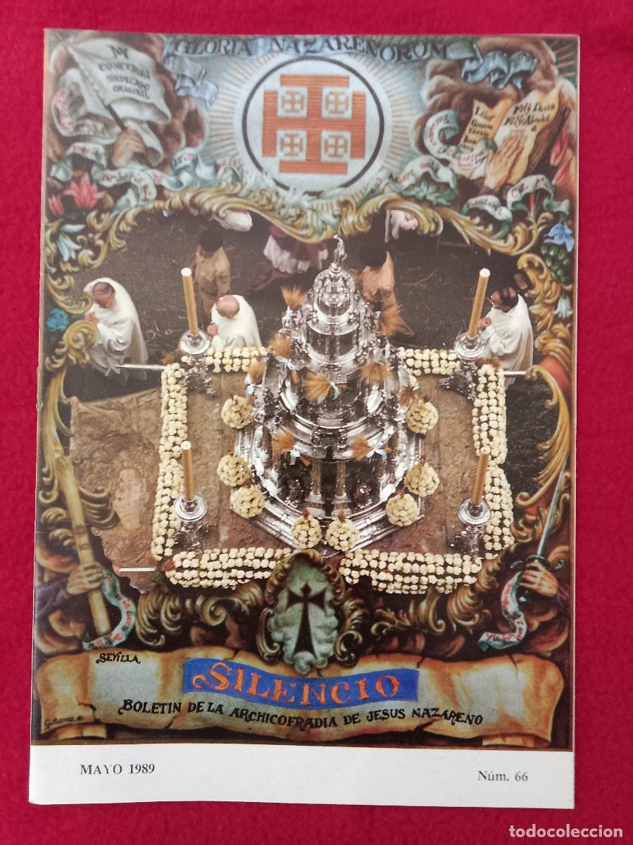 Libros de segunda mano: Bolet&iacute;n - Silencio - Hermandad del Silencio - N&ordm;. 66 - Mayo. 1989