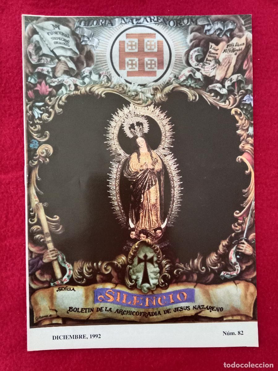 Libros de segunda mano: Bolet&iacute;n - Silencio - Hermandad del Silencio - N&ordm;. 82 - Diciembre. 1992