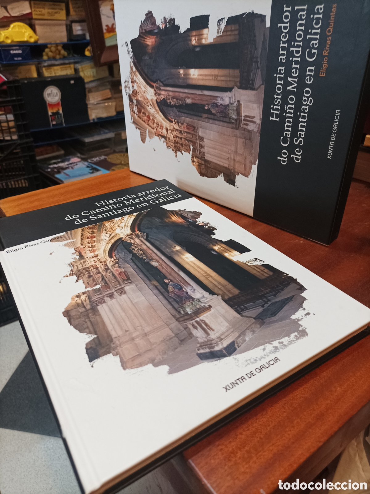 Libros de segunda mano: HISTORIA ARREDOR DO CAMI&Ntilde;O MERIDIONAL DE SANTIAGO DE COMPOSTELA.ELIGIO RIVAS QUINTAS