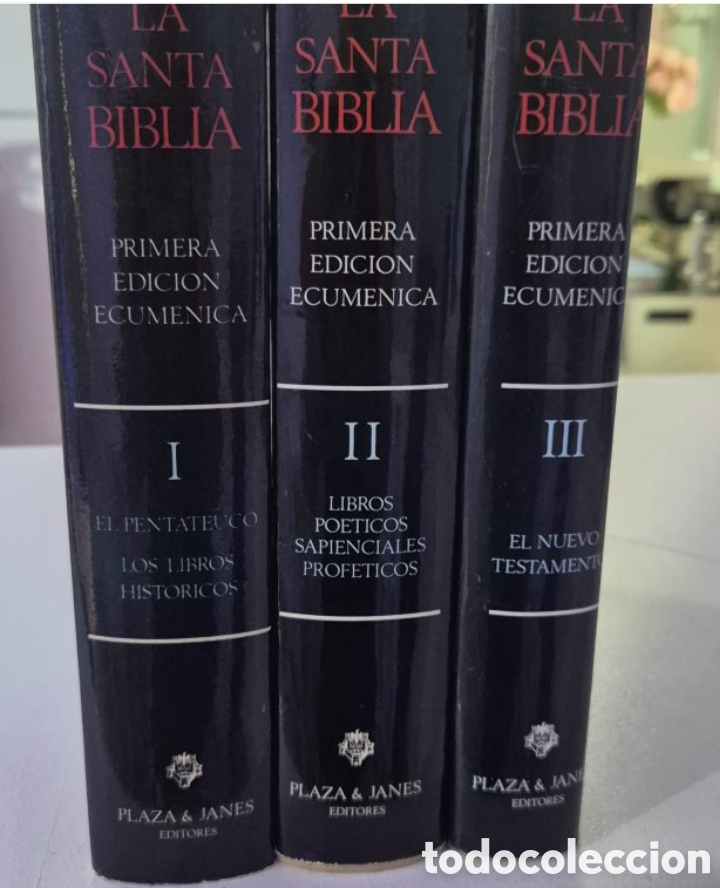 Libros de segunda mano: La Santa Biblia Ecum&eacute;nica (Obra Completa en 3 Tomos)