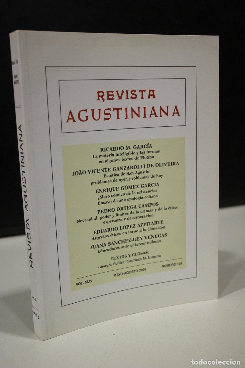 Livres d'occasion: Revista Agustiniana. Vol XLIV. Mayo-Agosto 2003. N&uacute;mero 134. - Vv.aa.