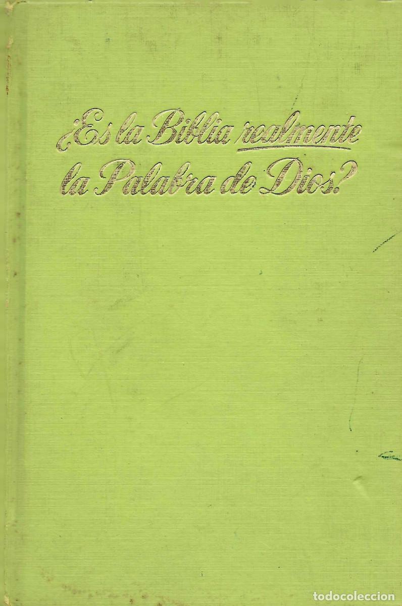 Libros de segunda mano: Religi&oacute;n. &iquest;Es la B&iacute;blia realmente la Palabra de Dios? [Testigos de Jehov&aacute;]