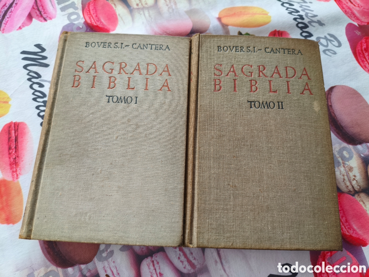 Libros de segunda mano: SAGRADA BIBLIA Bover-Cantera. Tomo I y II