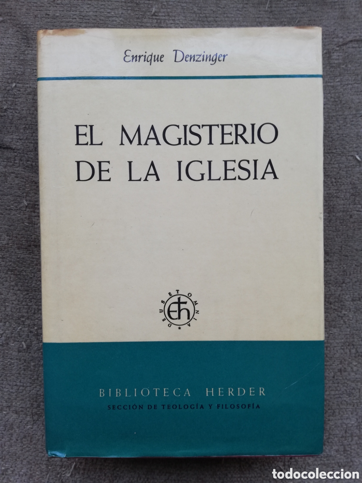 Livros em segunda m&atilde;o: El magisterio de la Iglesia, de Enrique Denzinger