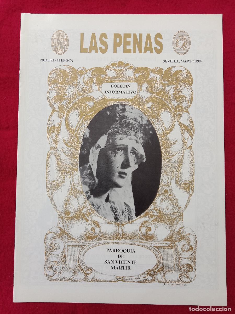 Libros de segunda mano: Bolet&iacute;n - Las Penas - Hermandad de San Isidoro - N&ordm;. 81 - II &Eacute;poca - Sevilla, Marzo del 1992
