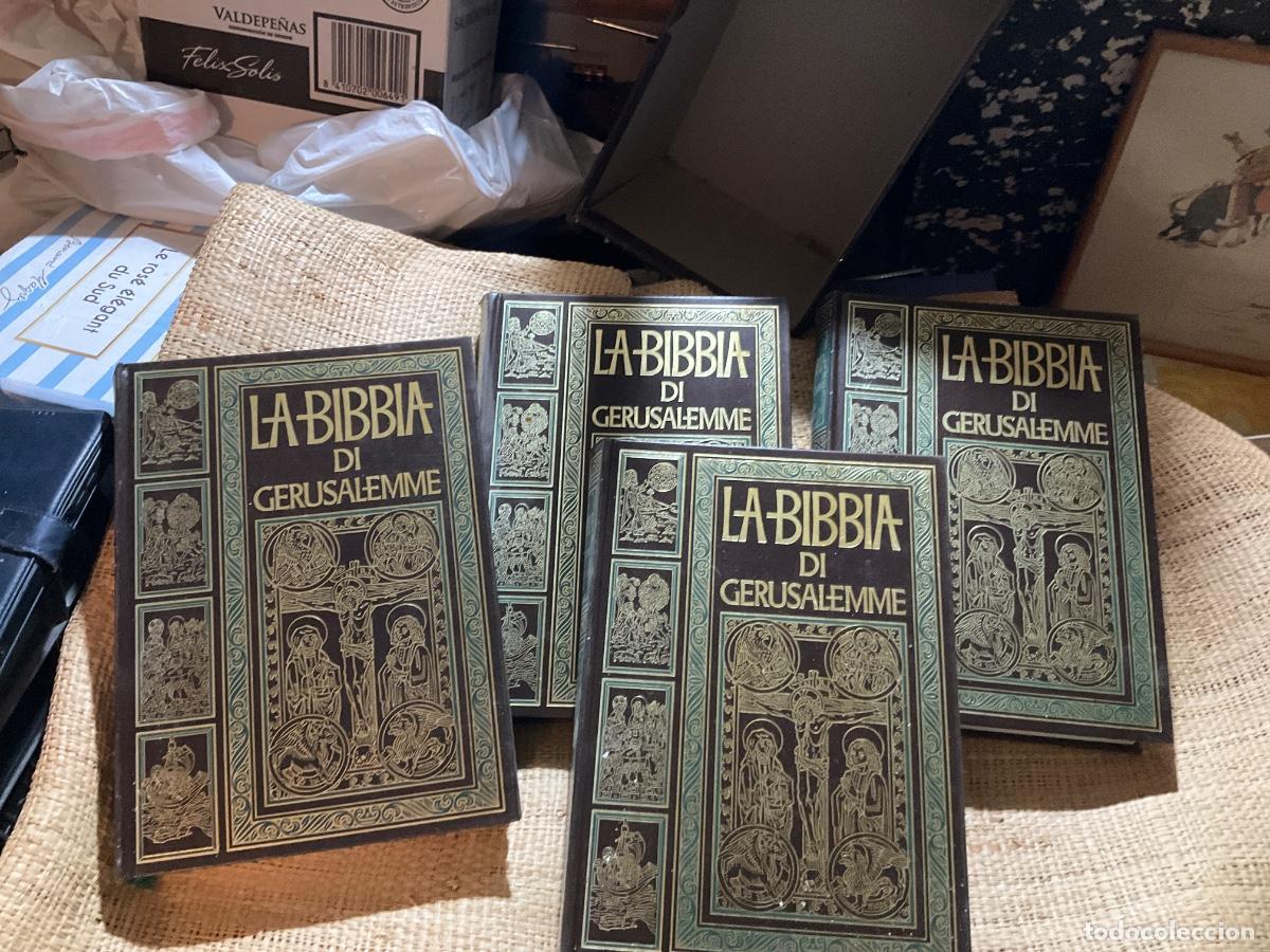 Livres d'occasion: La Bibbia di Gerusalemme illustrata (4 Volumi) Con guida archeologica biblia Jerusal&eacute;n 1ed 1974 4 to