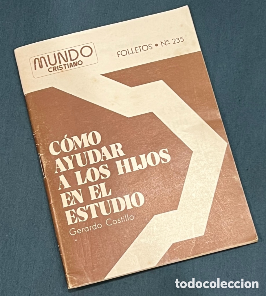 Libros de segunda mano: Libro / Folleto. Gerardo Castillo. &ldquo;Como ayudar a los hijos en el Estudio&rdquo;. Mundo Cristiano, 235.